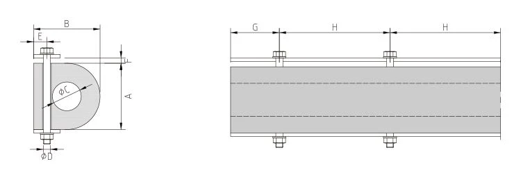 GD type rubber fender